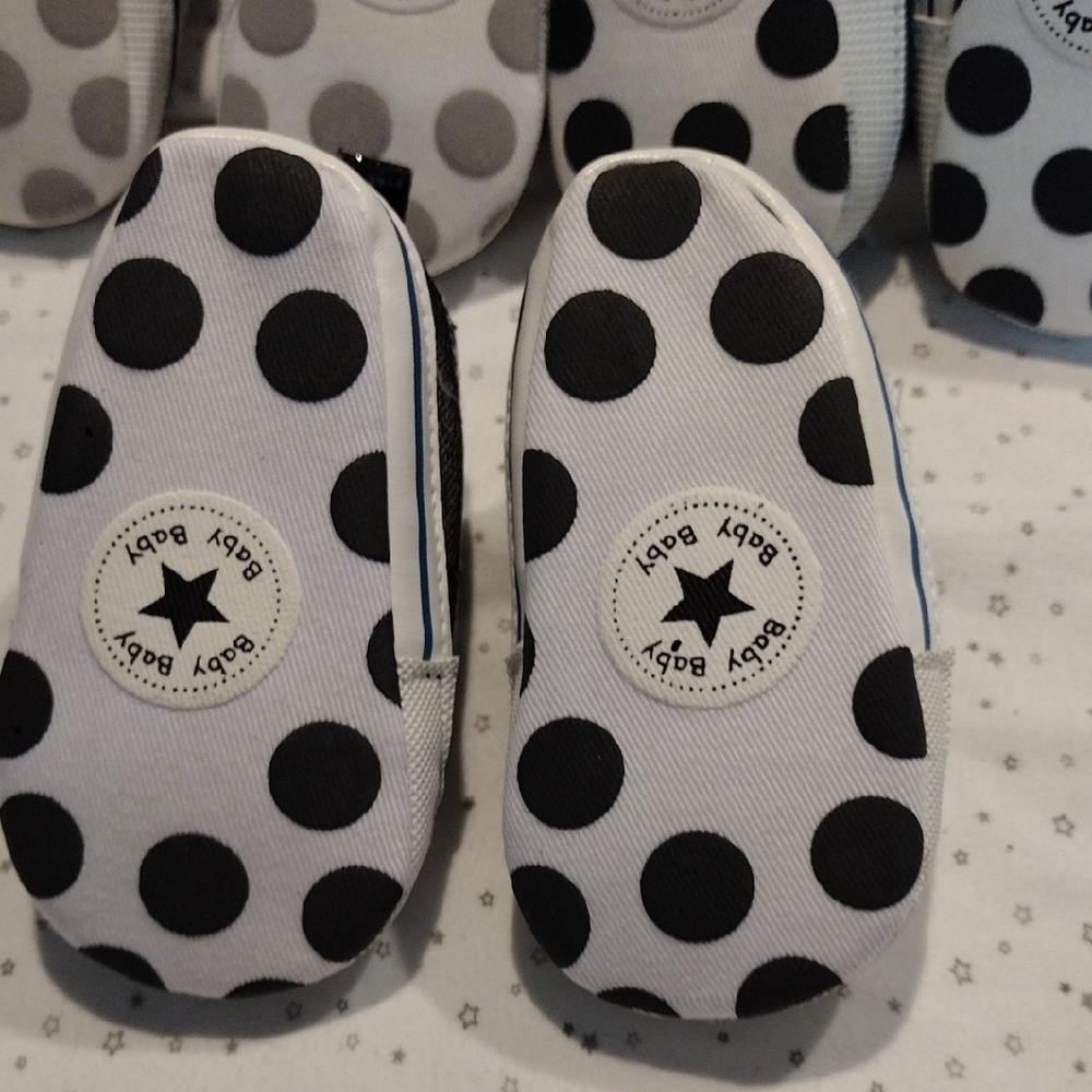 Stylish Black and Gray Kids Sneakers, 3 Pairs - Picture 10 of 10